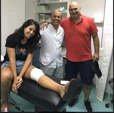 CHILAVERT EN EL HOSPITAL LOCAL