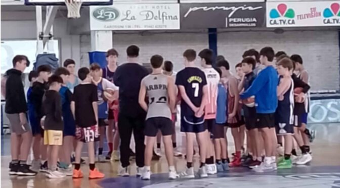 LA PRE SELECCIÓN U13 TUVO, EN PARQUE SUR, SU PRIMERA PRÁCTICA