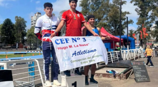 NICO COUSILLAS, ADRIAN VISO Y LUCIO TURINETTO CAMPEONES NACIONALES U20