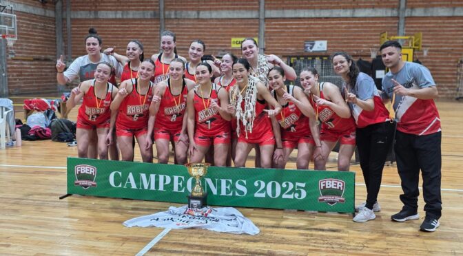 CON CONTUNDENCIA LAS CHICAS U17 FESTEJARON EL QUINTO TÍTULO EN FILA