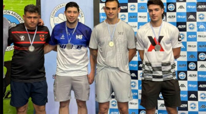 NICOLÁS BERRUEZO SUBCAMPEÓN ARGENTINO DE FRONTÓN CON SAN LUIS