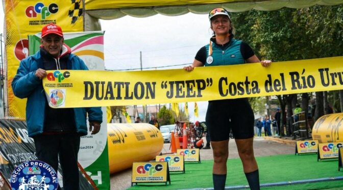 FLORENCIA ALBA SEGUNDA Y NELSON RODE TERCERO EN LOS CHARRÚAS